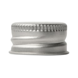 20-410 Aluminium screw closure, tri seal, matt, silver