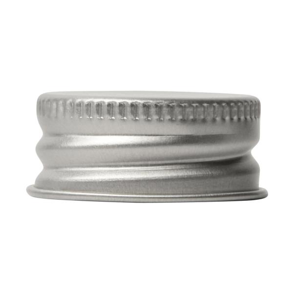 28-410 Aluminium screw closure, tri seal, matt, silver