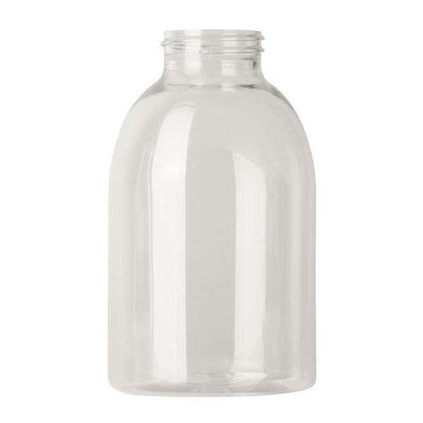 400ml pet jar,38-485 Solid Round, single wall PET