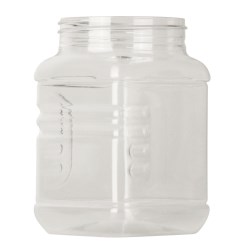 330ml pet jar,63-485 Square Spender, single wall PET