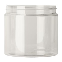 650ml pet jar,100-400 Straight Cylindrical, single wall PET