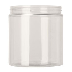 750ml pet jar,100-400 Straight Cylindrical, single wall PET