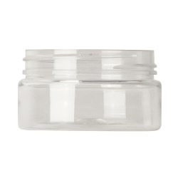 25ml pet jar,48-400 Straight Cylindrical, single wall PET