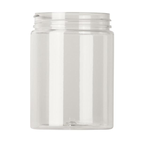 100ml pet jar,48-400 Straight Cylindrical, single wall PET