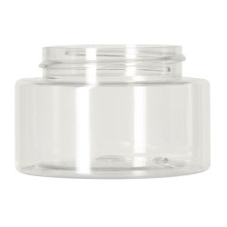 75ml pet jar,48-400 Wide Cylindrical, single wall PET