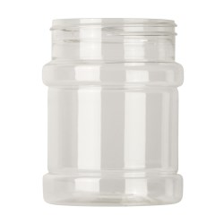 230ml rpet jar,63-485 Big Spender, single wall rPET