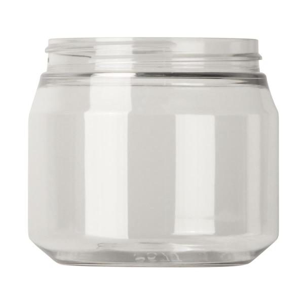 250ml rpet jar,70-400 Original Round, single wall rPET