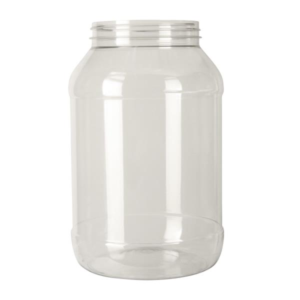 6000ml rpet jar,127mm Power Packer, single wall rPET