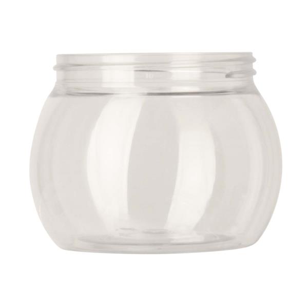 250ml rpet jar,70-400 Sphere Jar, single wall rPET