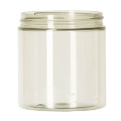 250ml rpet jar,70-400 Straight Cylindrical, single wall rPET