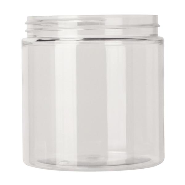 500ml rpet jar,89-400 Straight Cylindrical, single wall rPET