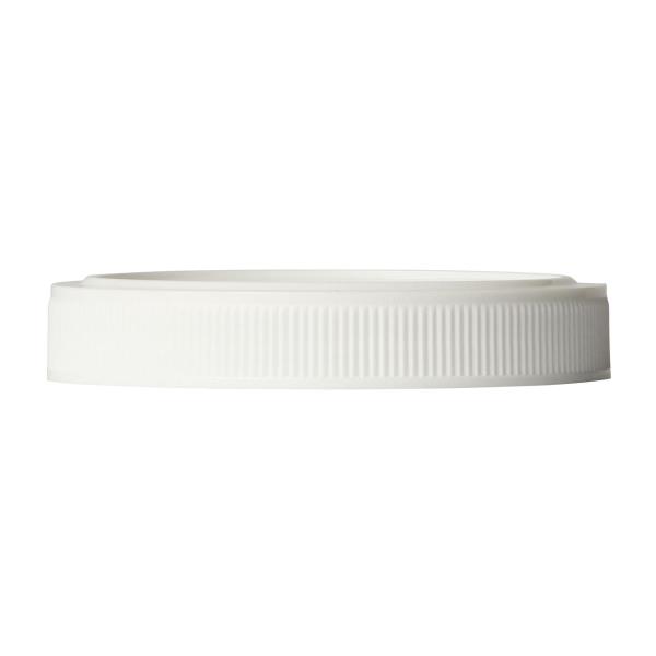 ribbed lid 100-400 PP, straight induction seal ribbed