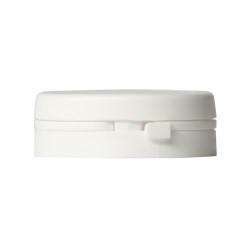 plastic lid 40M-snap LDPE, straight plug seal frosted