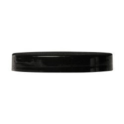 plastic lid 70-400 PP, straight tri seal smooth, black