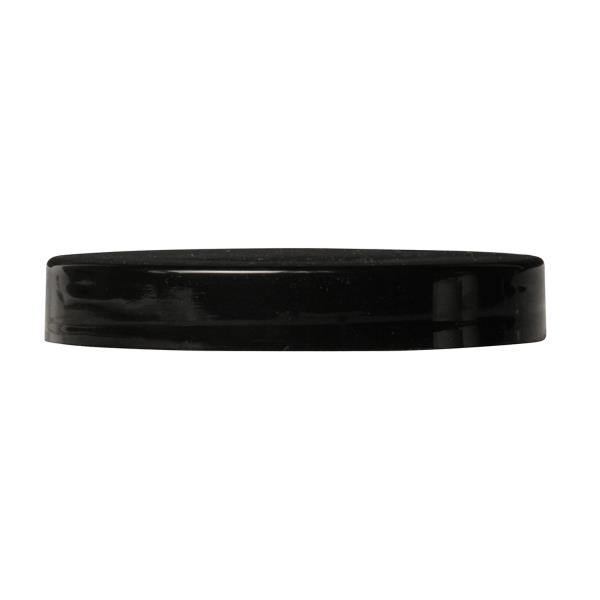 plastic lid 89-400 PP, straight crabs claw smooth, black