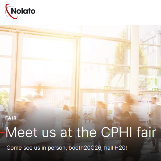 Meet Nolato at the CPHI Fair 08 Oct - 10 Oct 2024 in Milano, Italy!