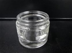 2.343 oz Glass Jar, Round, Flint, 58-400 GPI finish Heavy Weight