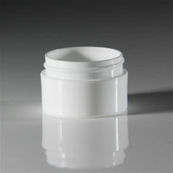 0.5 oz P/S Outer P/P Inner Jar, Round, 48-400, Straight Base