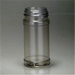 4 oz PVC Cylinder, Round, 20-410,