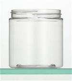 8 oz PET Jar, Round, 70-400, Straight Sided