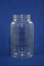 3950 cc PET Jar, Round, 110-400, Label Indent ,