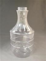 32 oz PET Carafe/Decanter, Round, 38-418, Ribbed