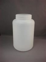 1750 cc HDPE Jar, Round, 89-400, Straight Sided