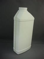 40 oz HDPE Asymmetrical, Oblong, 45-400, Offset Neck Graduated ,