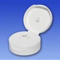 38-400, P/P Flip Top Closure, .200 orificeLnp Silicone Valve, Mat/Stipple Top, 2, Simpli-Squeeze