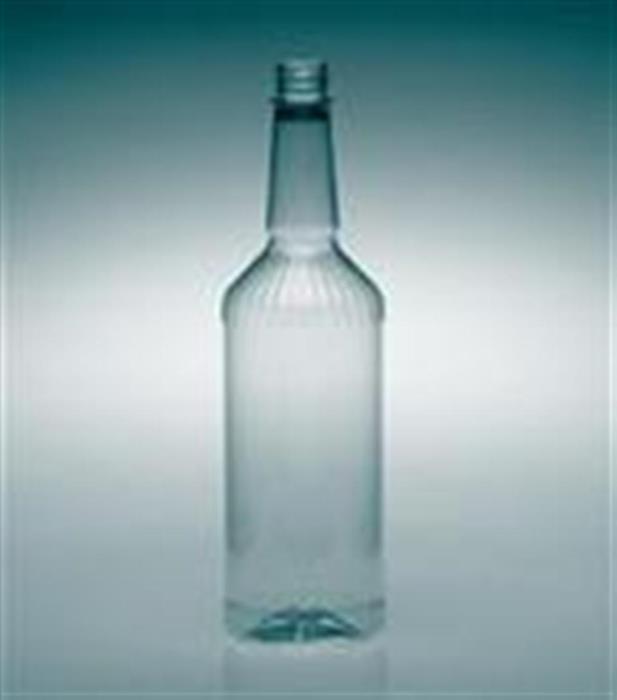 1 ltr PET Long Neck, Round, 28-410, Fluted ,