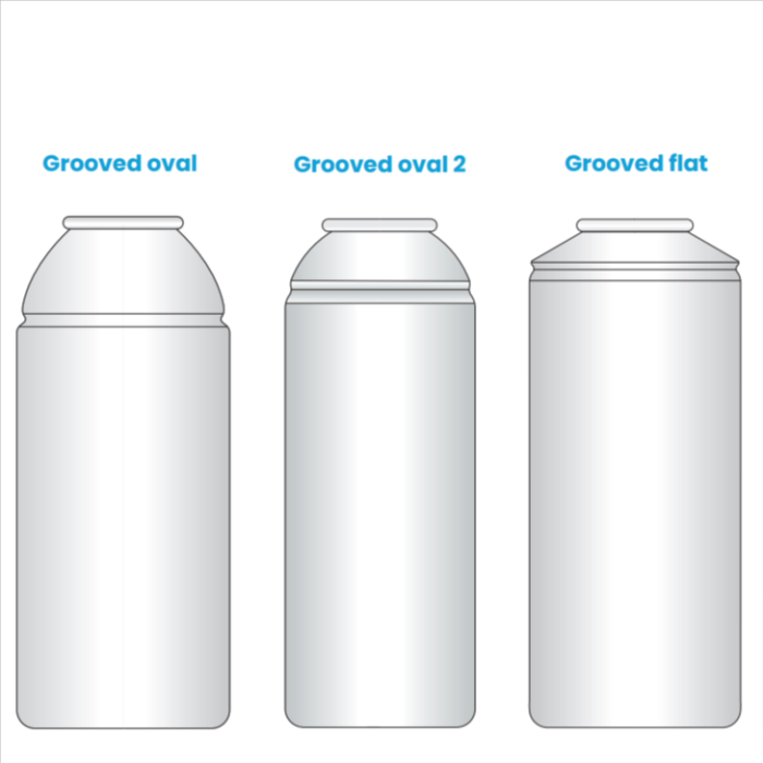 Grooved Aerosols Bottles