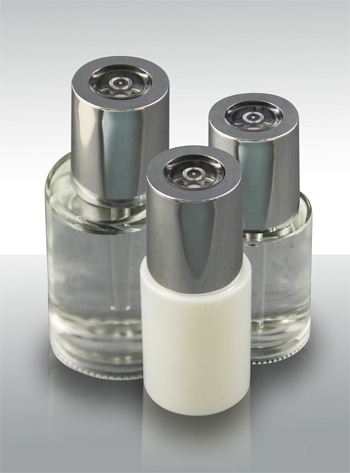 Clear-top, push-button droppers